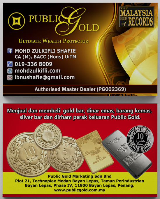 biz card dealer public gold - zulkifli