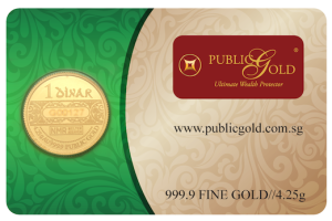 1 dinar lbma public gold