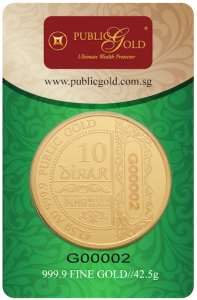 10 dinar lbma public gold