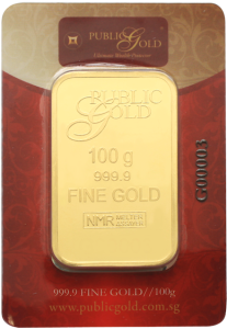 gold bar LBMA 100 gram