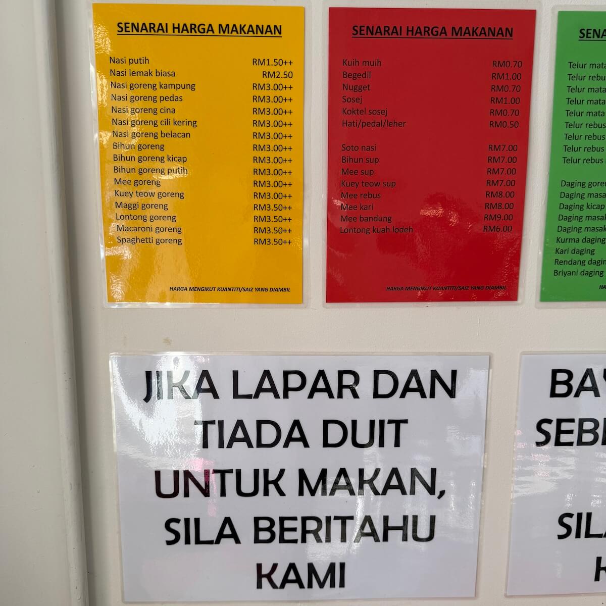 j corner cyberjaya jika lapar dan tiada duit