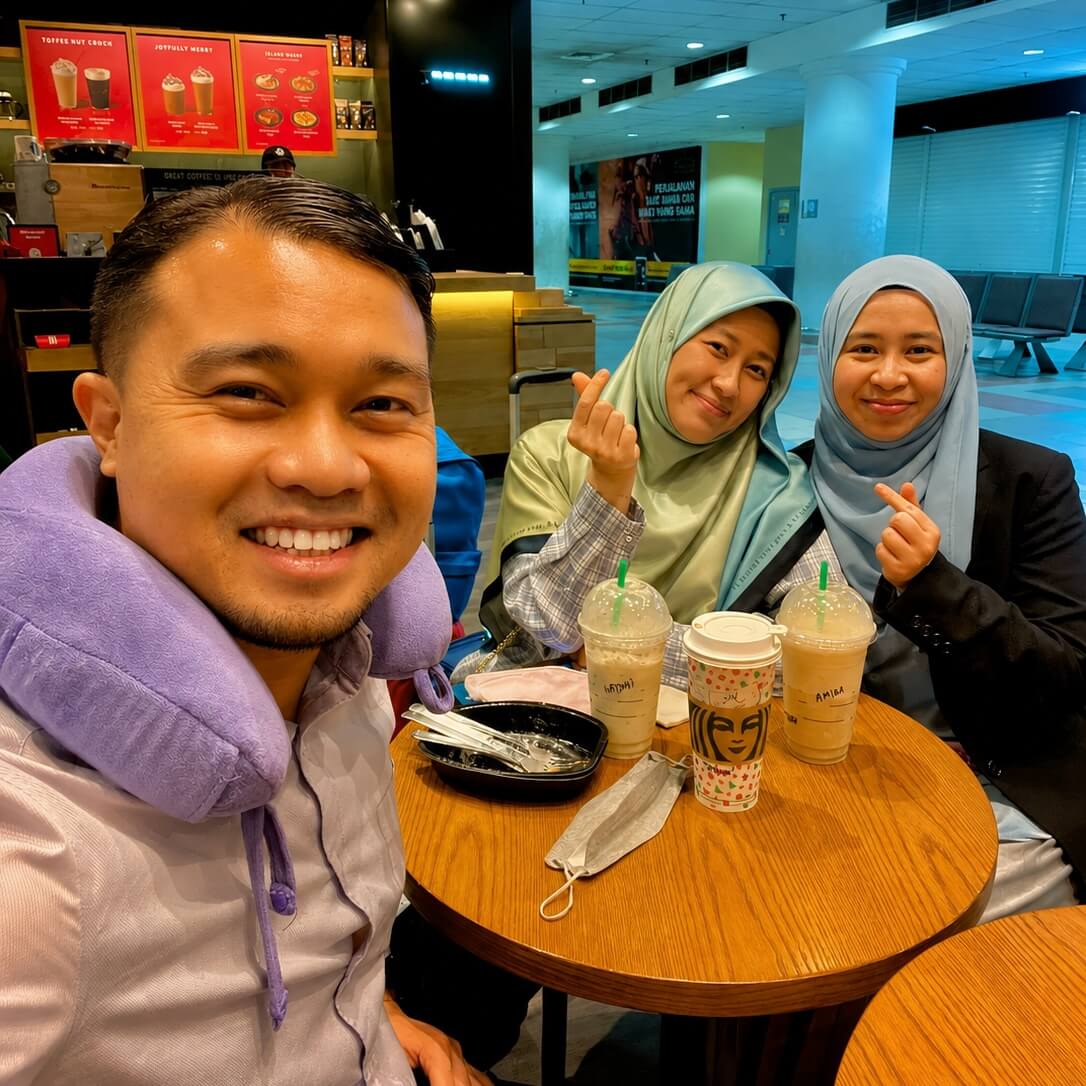 zulkifli najdah amira radin starbuck miri airport